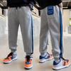 Детская одежда, весенние брюки для мальчиков, весенние и осенние модели, новые спортивные спортивные штаны для мальчиков среднего и большого размера, весенние брюки, летние тонкие