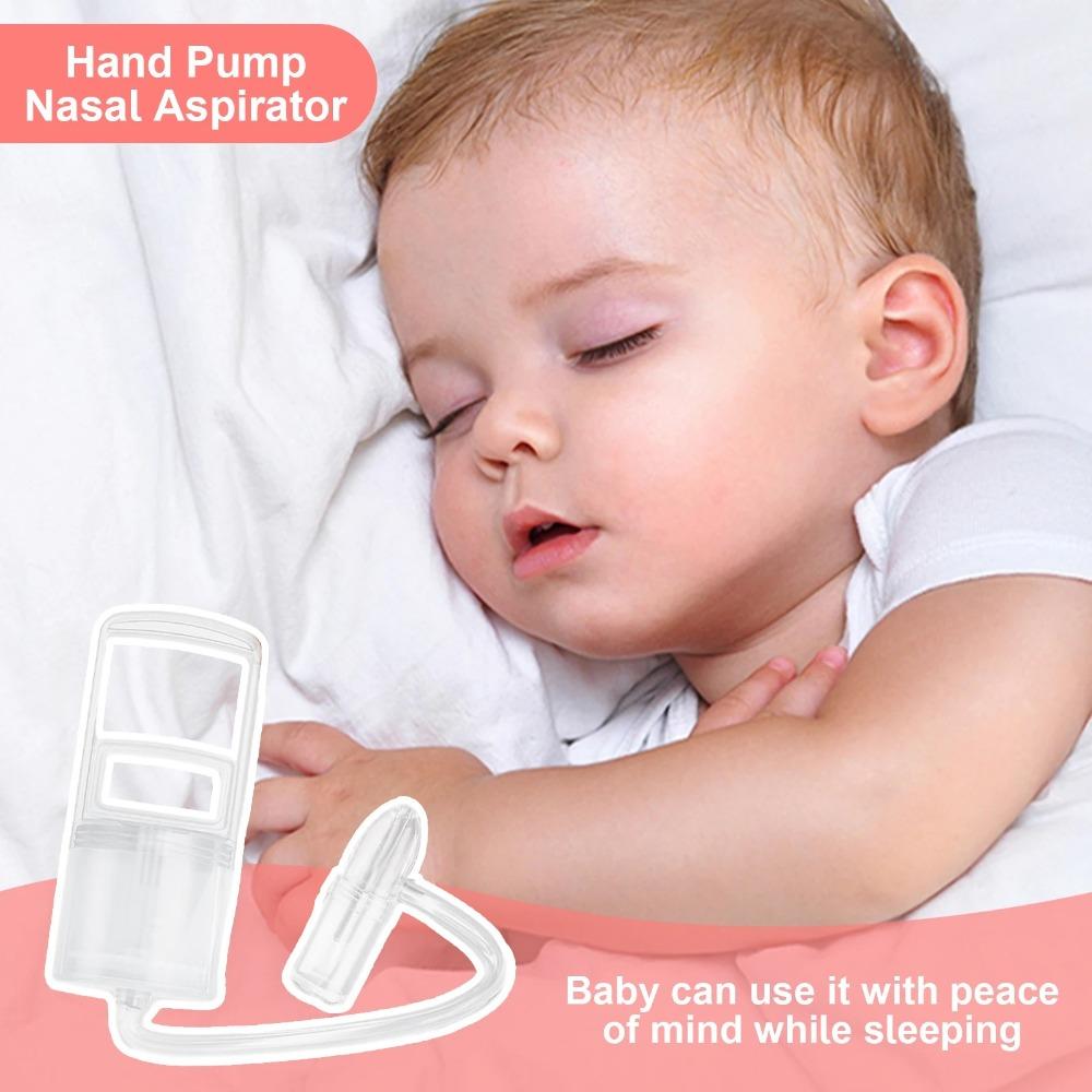 Non-invasive Baby Nasal Aspirator Manual Nose Suctioners Reusable Nose Sucker for Baby