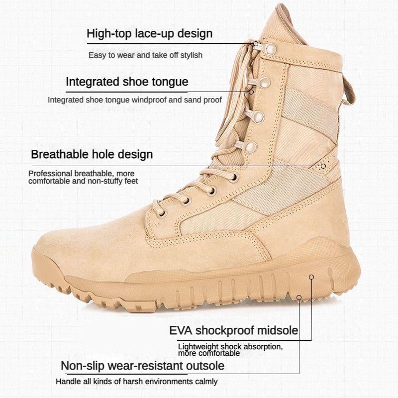 Men Tactical Boots Sport Hiking Shoes Outdoor Ankle Men Sneakers Men's Desert Combat Boots Boots Botas Hombre