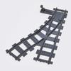 Train Track Accessories Left And Right Oblique Cross Track Small Particle Building Block Train Track Train Assembly Scene