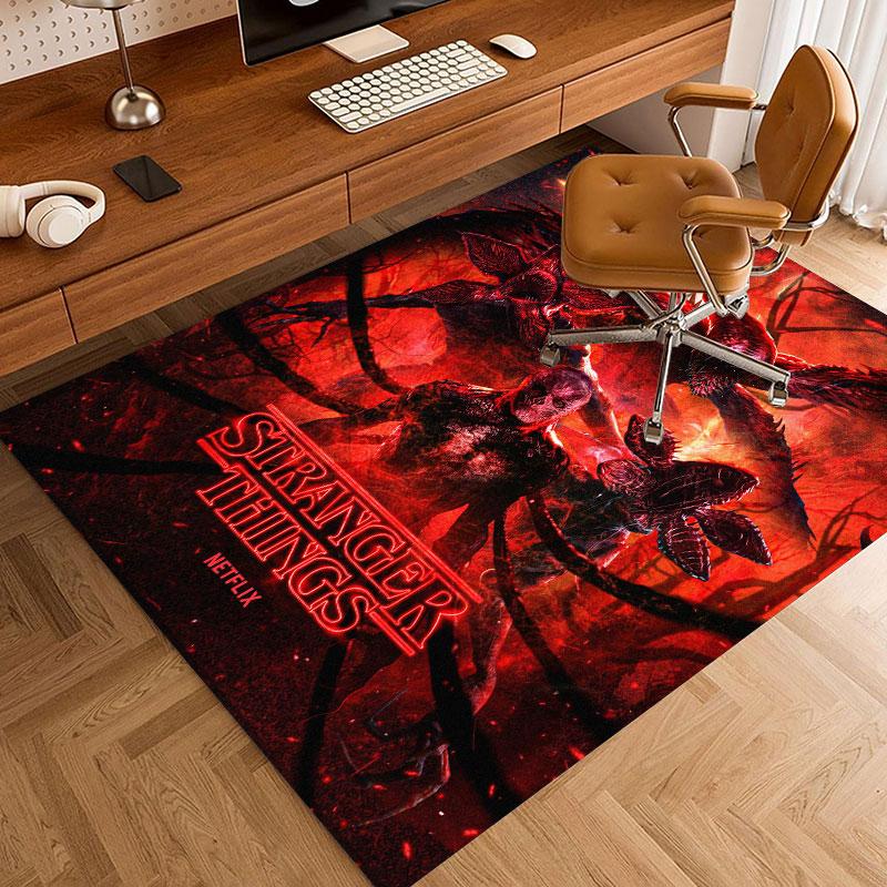 Stranger Things Horror Poster Print Carpet Printing Living Room And Bedroom Mats Dormitory Decoration Bathroom Mat Room