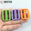 20/50 шт. Meetee 15-25 мм Пластиковые кольца-пряжки для рюкзака Трехщелевая пряжка-слайдер Регулируемая пряжка для ременной ленты Швейный аксессуар