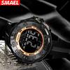 SMAEL Outdoor Многофункциональные спортивные электронные часы Светящиеся в темноте водонепроницаемые часы с большим циферблатом