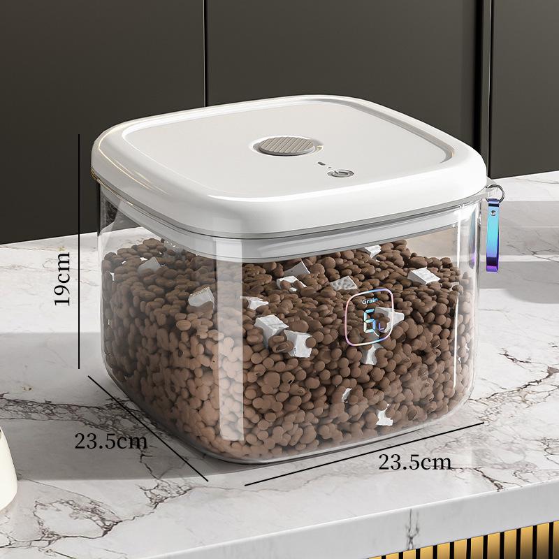 Pet Food Storage Container: Moisture-Proof, Sealed Cat/Dog Food Bucket and Grain Storage Box