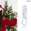 200 штук Рождественские крючки-клипсы для гирлянд, Зажимы для гирлянд, Портативные практичные рождественские подвески для