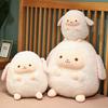 Stuffed Sheep Doll Full Filling Sleeping Accompany Elastic Cute Plush Sheep Cushion for Entertainment