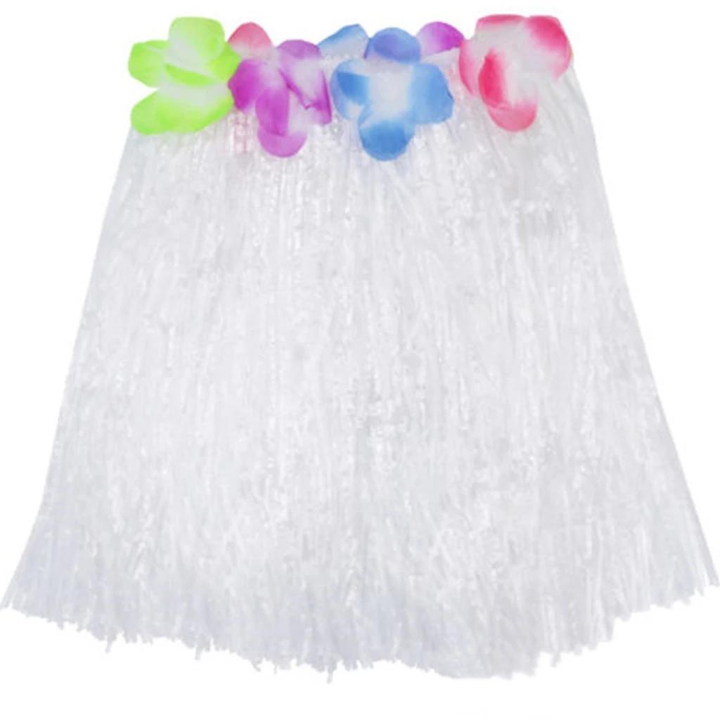 30 см гавайская карнавальная вечеринка детская юбка из травы летняя пляжная вечеринка украшения Aloha Luau наряд тропические гавайские украшения на день рождения