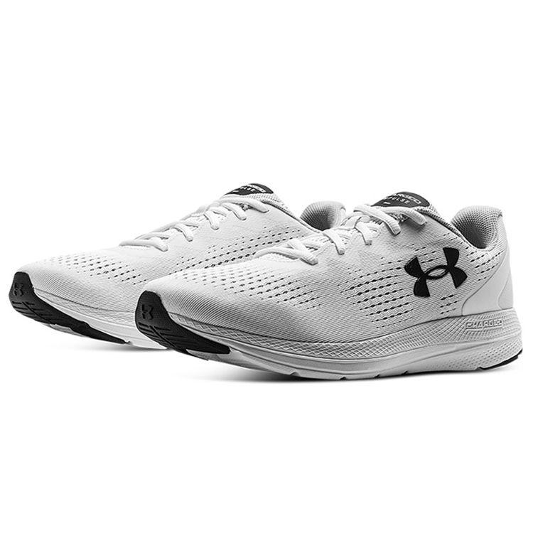 Under Armour Заряженные кроссовки с низким верхом Удобные женские кроссовки Белый Серый 3024141-104