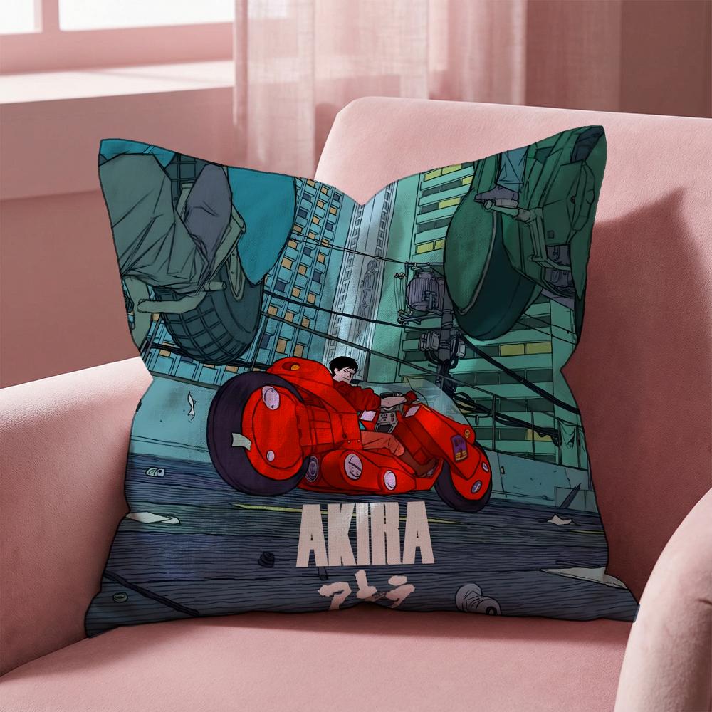 A-Akira ANIME Cushion Cover Multi-Scene Pillow Cover for Home & Car - Reversible, Soft & Durable for Daily Use