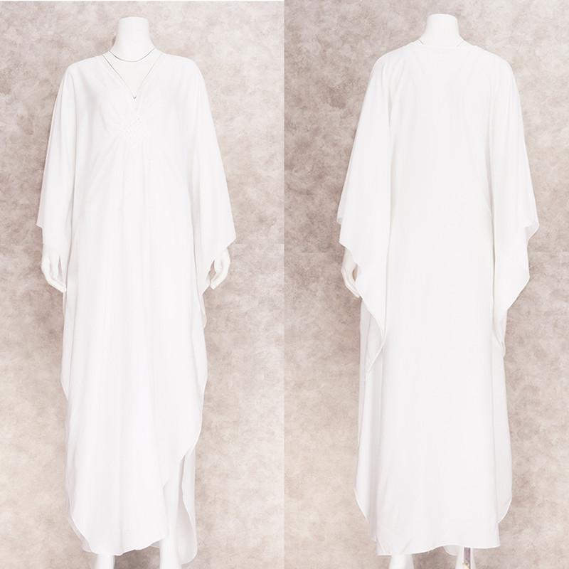 2024 однотонное свободное платье макси с v-образным вырезом и рукавами «летучая мышь» больших размеров для женщин, летняя пляжная одежда, кафтан, длинный купальный костюм, накидка Q1306