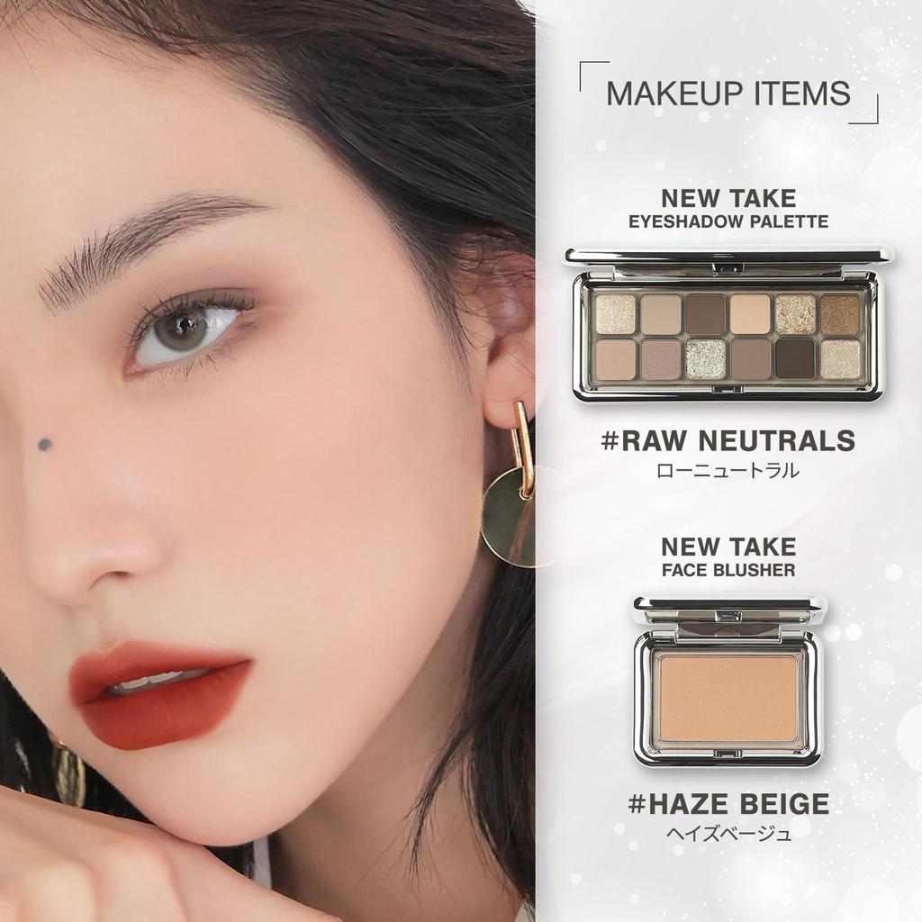 3CE New Take Face Blusher Haze Beige Пудра для щек Корейская косметика