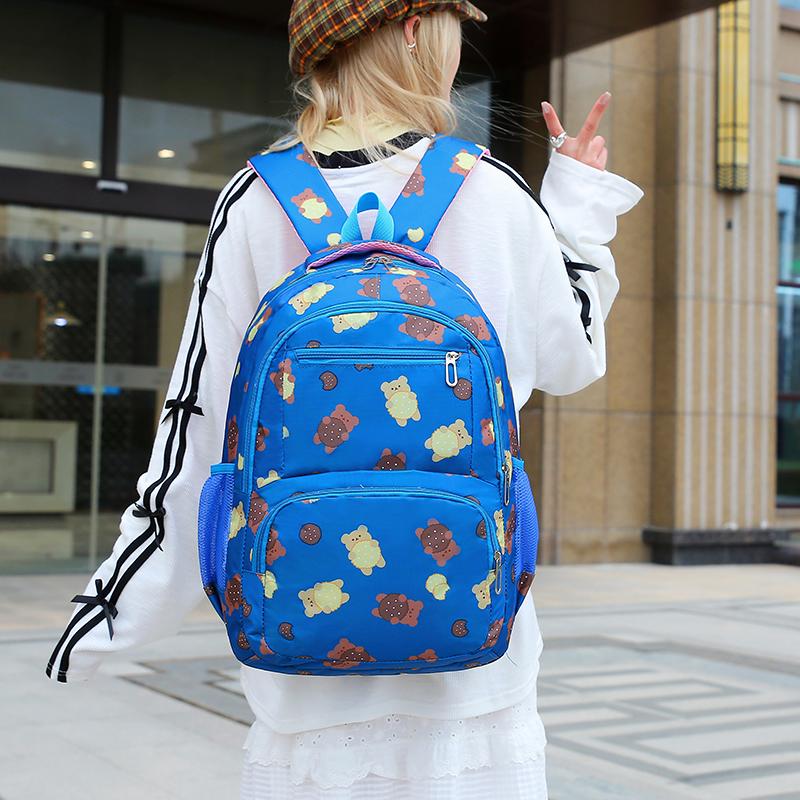 Женский комплект из трех рюкзаков для учеников младших классов, школьный ранец с сумкой через плечо, сумка для ручек