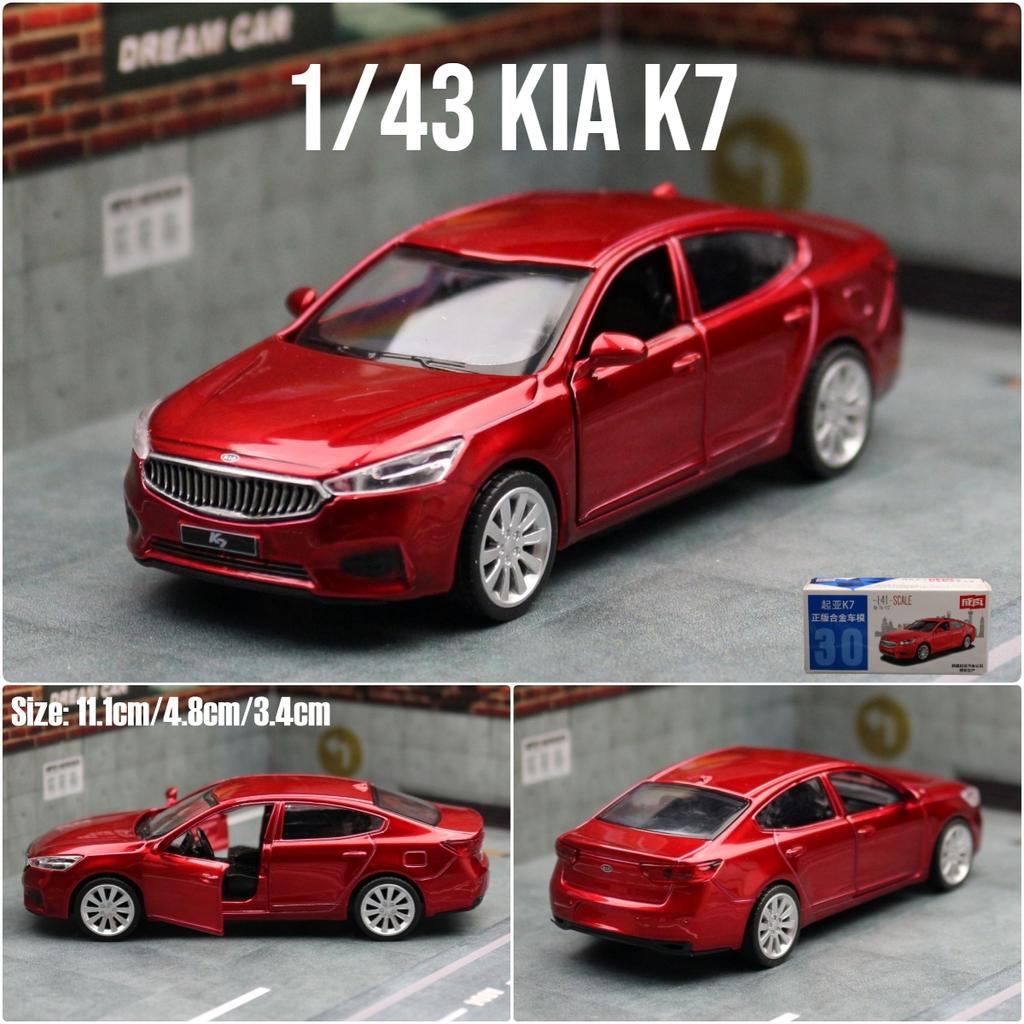 1/43 KIA K7 игрушечная модель автомобиля для детей MSZ CCA литой сплав седан миниатюрный автомобиль с инерционным механизмом коллекция подарок для мальчиков