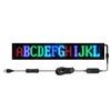 LED Pixel Panel Scrolling Advertising Car Rear Window Signs Flexible Addressable USB 5V Scrolling Text Animation Display