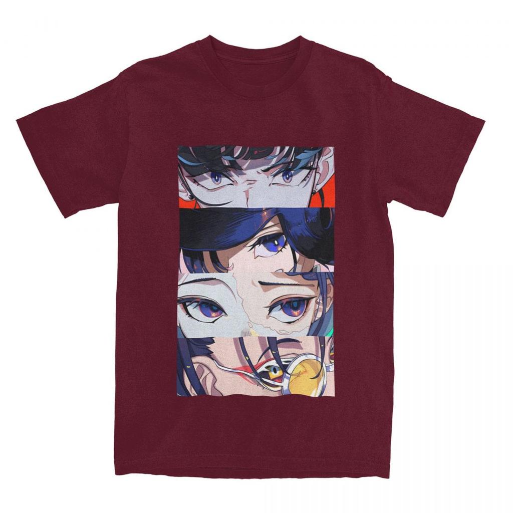 Men's Hip-hop Ado Singer T-Shirts Kyogen Album Merch 100 Cotton Tops Short Sleeves T Shirt Crew Neck Harajuku Custom Logo Tshirt