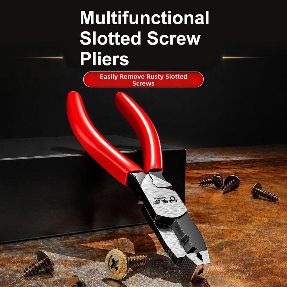 Quickly Remove Slip-tooth Screw Pliers Chrome Vanadium Steel Slip-joint Screw Pliers Home Repairs