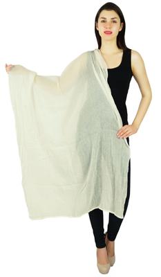 Мода Шея Chunni Длинные Dupatta Твердые Хлопчатобумажные Женщины Wrap Шарфы Хиджаб