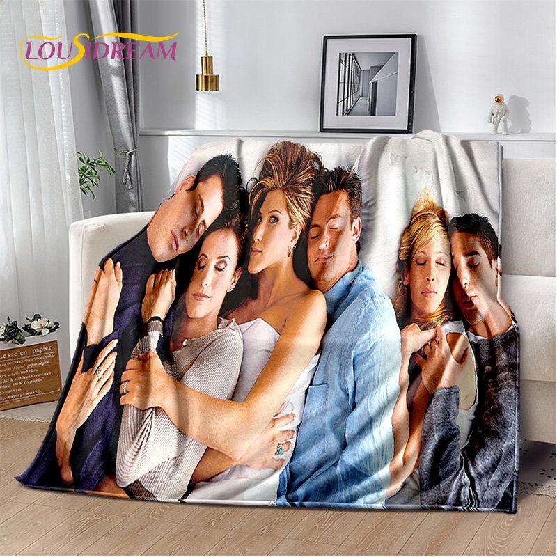 Мягкое плюшевое одеяло с 3D принтом HD Friends TV Show, фланелевое одеяло для гостиной, спальни, кровати, дивана, чехол для пикника