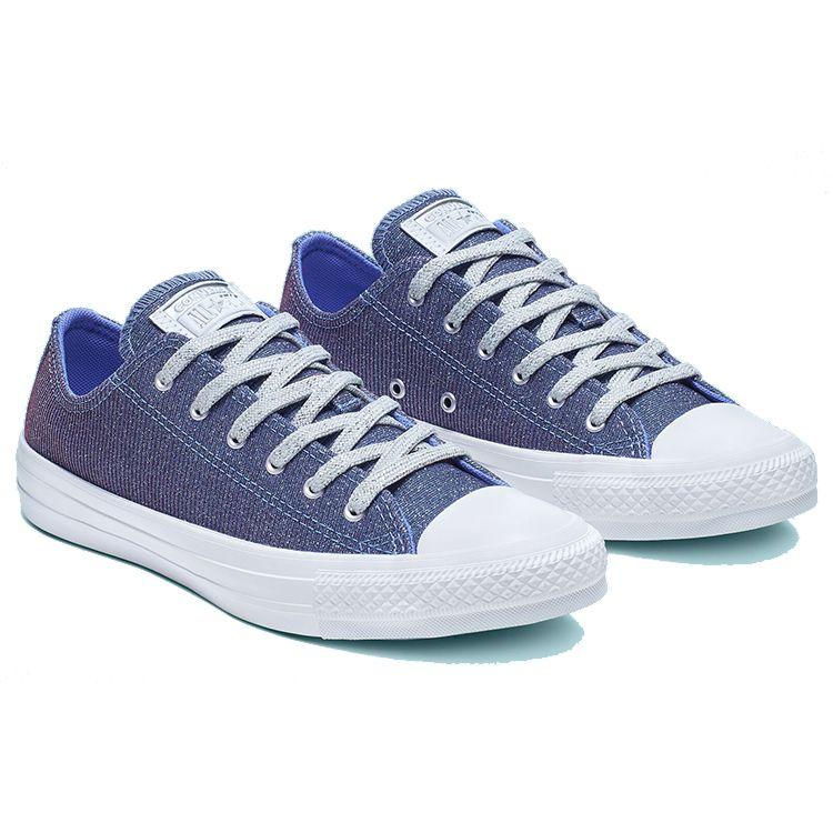 Converse Chuck Taylor All Star Starware Низкие Повседневные Удобные Низкие Кеды из Канваса Женские кроссовки Синий 564916C