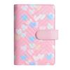 A6 Binder Notebook PU Leather Savings Book Creative Budget Binder  for Cash Budget Storage