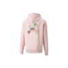 Puma Club Graphic Knit Sports Pullover Hoodie Men Tops Pink 533198-36