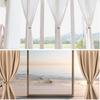 Braided Jute Curtain Tiebacks Set of 2, Rustic Curtain Tie Backs for Curta, Decorative Drapery Holdbacks Bohemian and Farmhouse Style for Lightweight