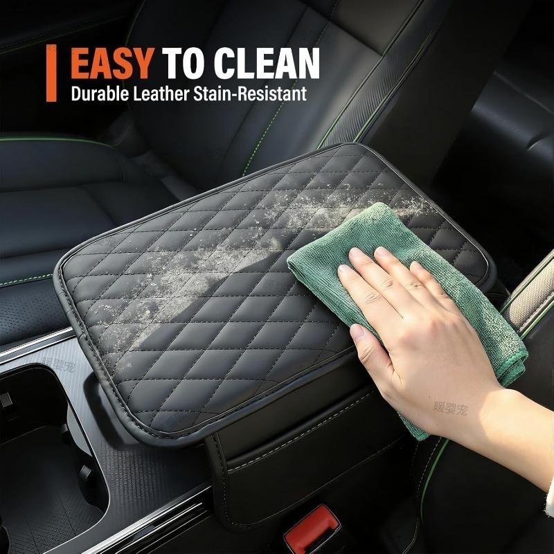 Xiaomi Center Console Protector Cover Car Armrest Box Pad Tissue Box Armrest Pad with Side Storage Pocket Paper Rack Armrest Car Box