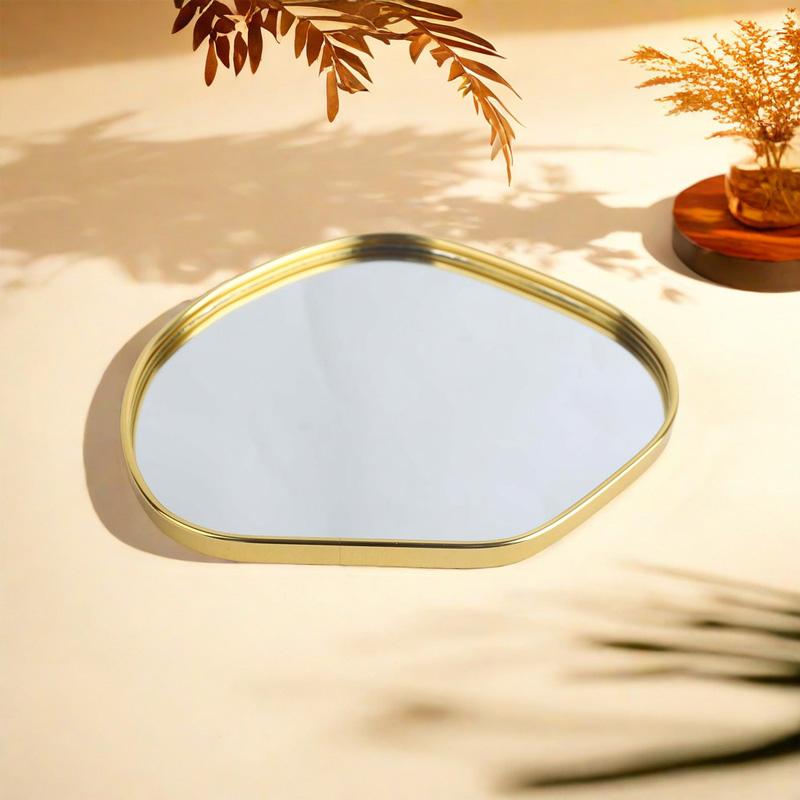 1 шт., в форме картофеля, светильник, роскошное украшение для домашнего стола, золотой скандинавский реквизит для стрельбы, поднос для зеркала