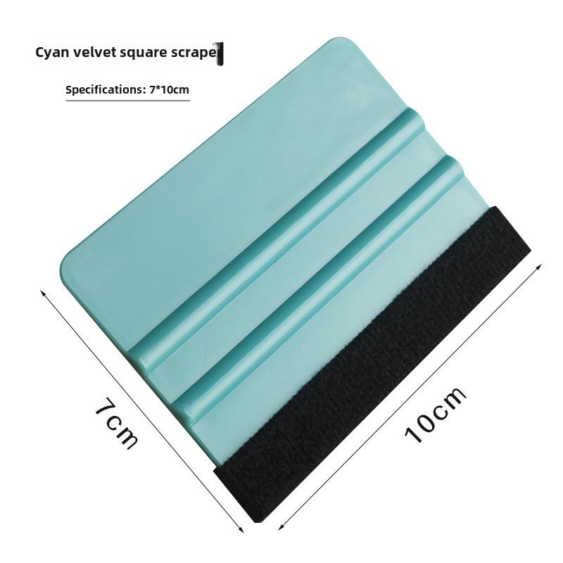 Яркий пластиковый мягкий скребок для наклеек на стены и автомобильных пленок