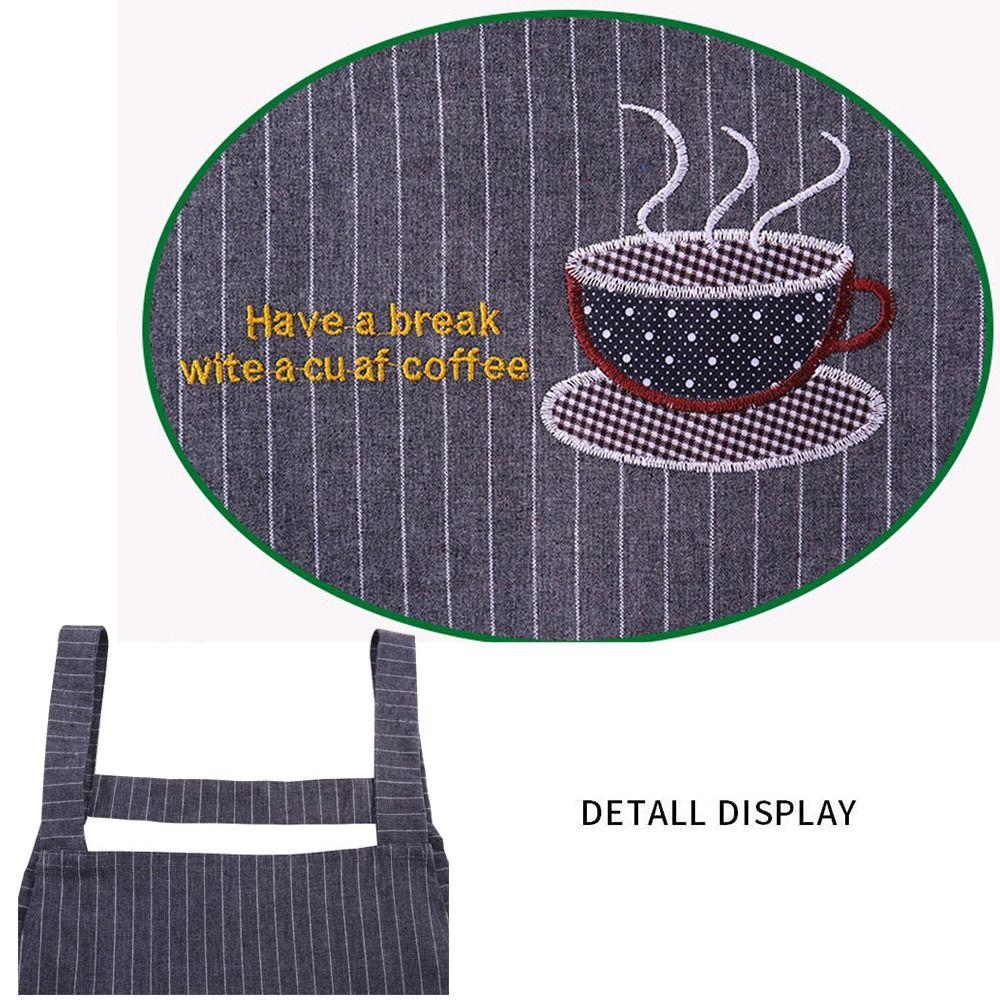 Cotton Kitchen  Aprons Sleeveless Work Uniform Fashionable Women Overall Apron