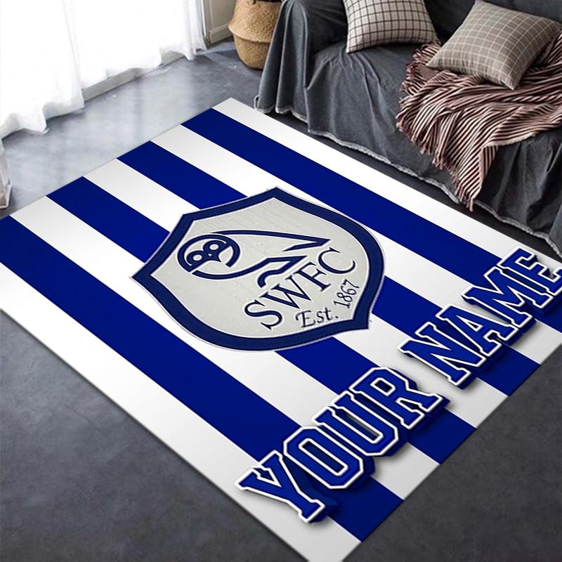 Custom Name Swfc Team Crest Carpet Rug For Living Room Bedroom Home Sofa Decorationkids Play Nonslip Floor Mat
