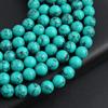 Isoaltion бусины из натурального камня зеленые бирюзовые круглые бусины для изготовления ювелирных изделий DIY ожерелье серьги браслет аксессуар