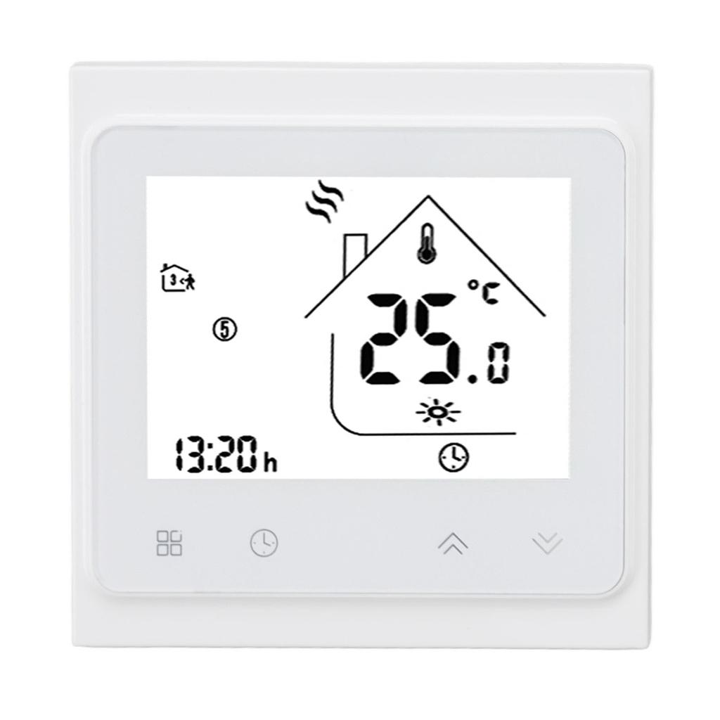BHT 002GC Программируемый термостат для котла с цифровым сенсорным экраном и большим ЖК-дисплеем