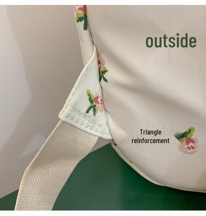 Цветочный Милый Рюкзак для Женщин: Большая вместимость, идеально для школы - Подходит для учащихся средней и начальной школы