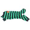 Striped Dog Pajamas Stylish Cute Stretchy Breathable 4 Legged Pet Pajamas for Home Daily Wear XL
