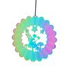 Gradient Color Wind Spinner Catcher 3D Dynamic Rotating Wind Chimes Funny Wind Chime Pendant  Party
