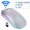 Wireless Mouse Bluetooth Mouse Wireless Computer Mouse Rgb Rechargeable Ergonomic Led Backlit Mause Silent Mice For Laptop Pc