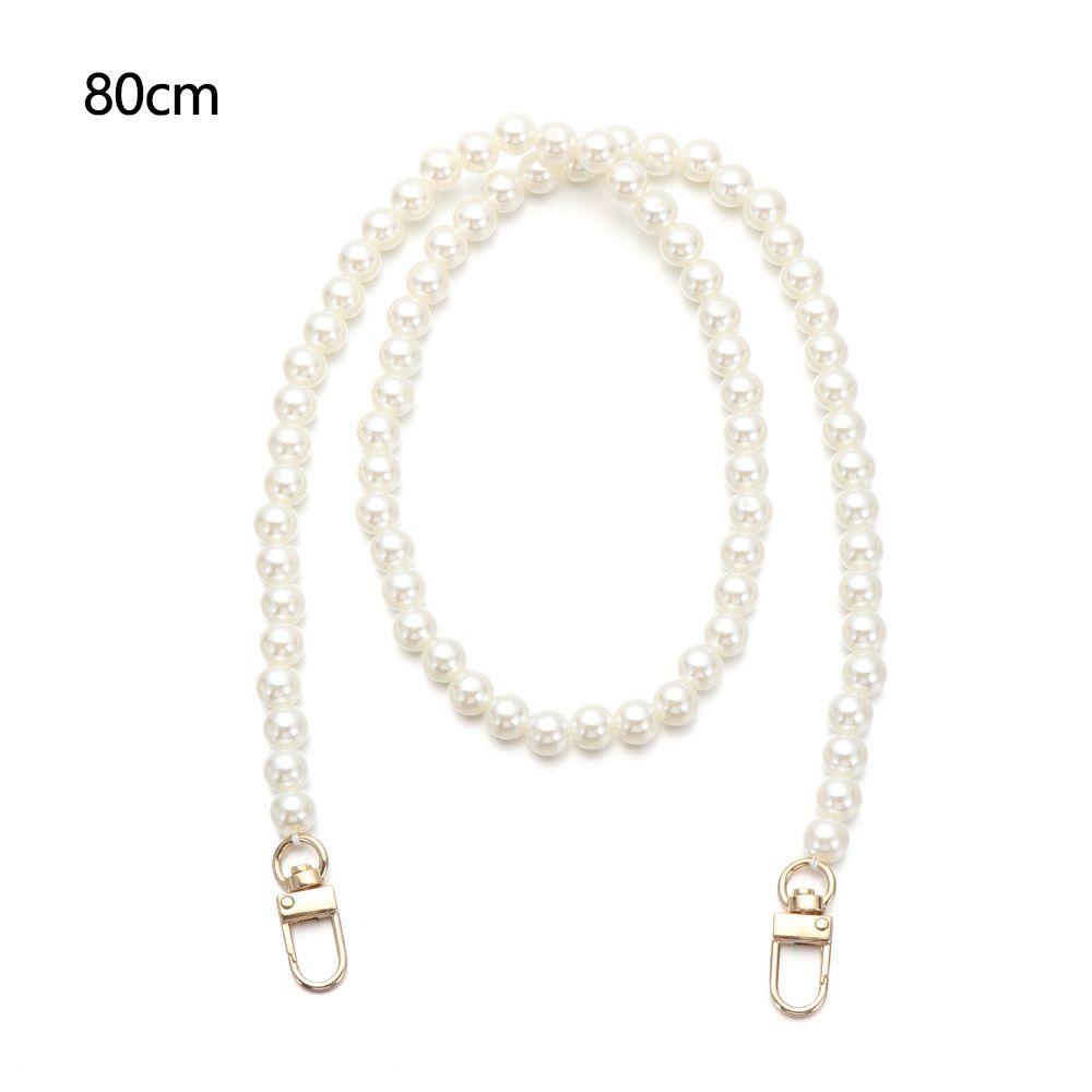 Accessories Pearl Belt Bags Handbag Handles Pearl Strap Long Beaded Chain DIY Purse Replacement