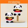 Panda Plush Hamburger Toy Keychain Stuffed Doll Pendant Bag Decoration Kids Gift