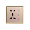 Умная розетка-выключатель Smart Graffiti с Wi-Fi/Zigbee, голосовым управлением, подсветкой, однополюсная/двухполюсная, с пятидырочным таймером.
