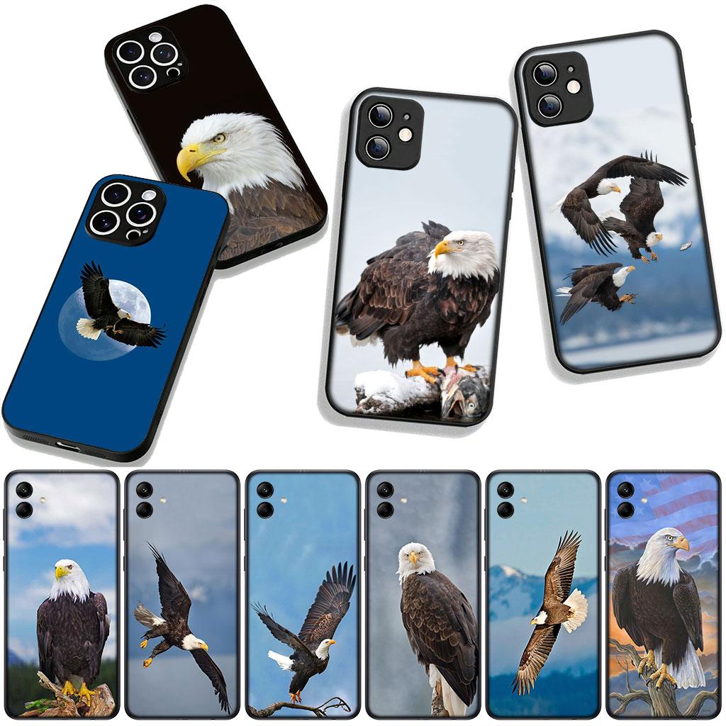 Bald Eagle Phone Cover for Apple iPhone 16 15 14 Plus 13 12 Mini 17 Pro Max + ProMax 16E Air Case