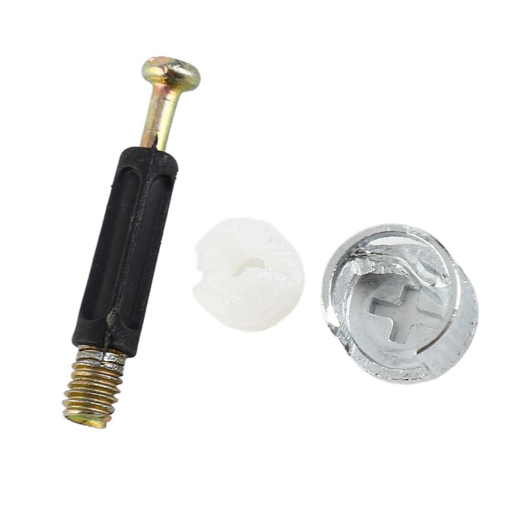 20PCS Practical Furniture Cam Lock Kit Threaded Dowel Screws For Cabinet Installation