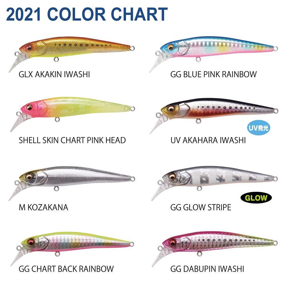 Megabass HALIBUT90 GG Chartback Rainbow (Halibut)