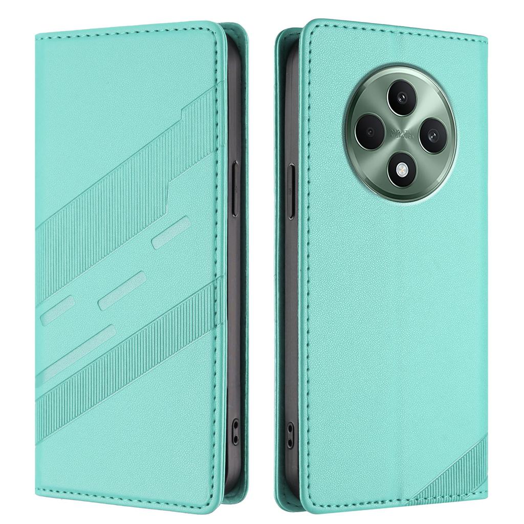 Для телефонов Oppo Reno12 F 5G Чехлы в стиле панк с тиснением Кошелек-подставка Кожаная обложка