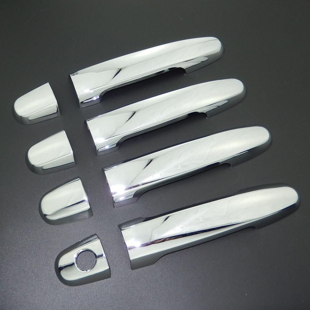 Для Toyota RAV4 2001-2012 хромированная накладка на дверную ручку и крышка дверной чаши, Стайлинг автомобиля 2004 2005 2006 2007 2008 2009 2010