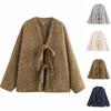 Women's Solid Color Fashionable Woolen Jacket