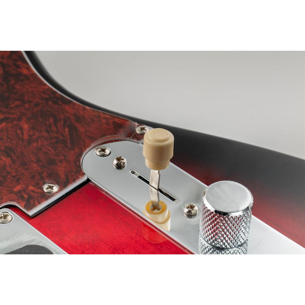 Musiclily Ультра-переключатель рычажный TL для Telecaster Электрический Кремовая ручка, Тип, Совместимость с дюймовыми/метрическими, Круглая, Гитары Fender/Squier, (Набор 2)