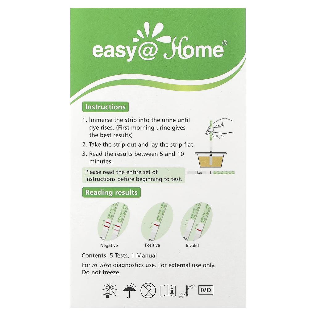 Easy@Home Тест на ПдГ мочи, 5 тестов
