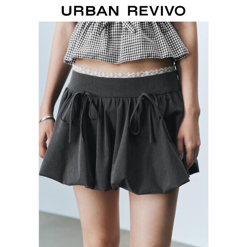 Мини-юбка UR в балетном стиле с кружевной отделкой