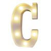 Алфавитные светодиоды Светильник с буквами и лампочками Ночник Теплый белый Постоянный яркий световой эффект 2 * AA на батарейках IP54 Водонепроницаемость